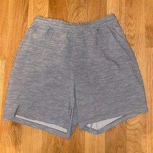 Men’s Light Gray Lululemon Shorts